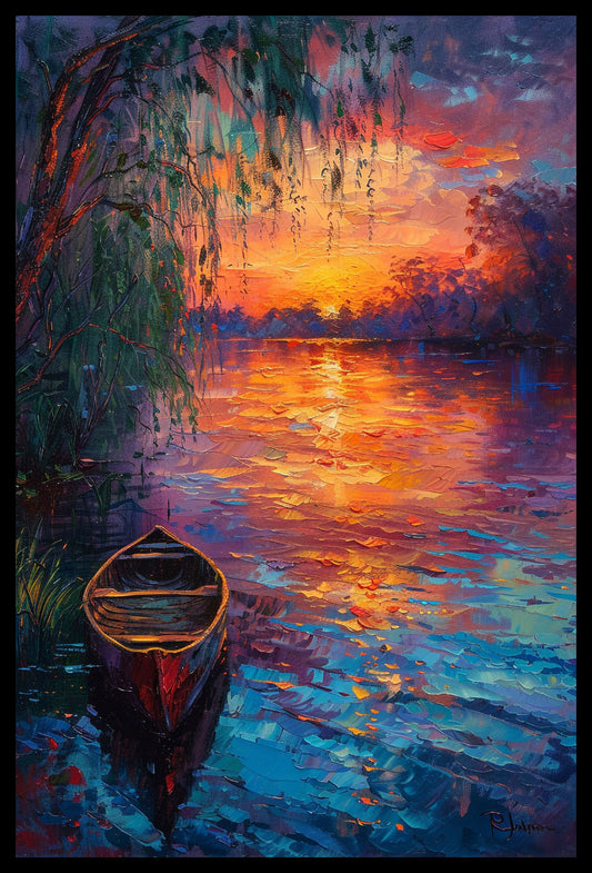 Sunset Serenity Lake